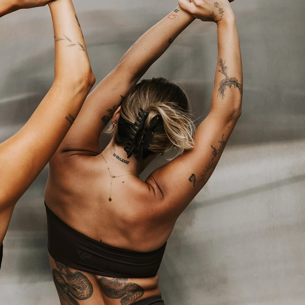 Pilates overhead stretch